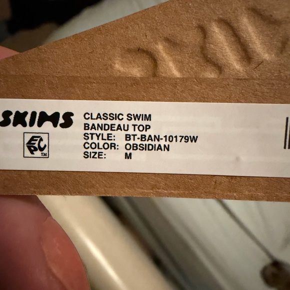NWT Skims Bandeau Swim Top Size Medium - Picture 4 of 4